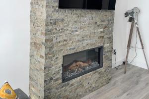 View 2 from project Electric Fire With Stone Cladding